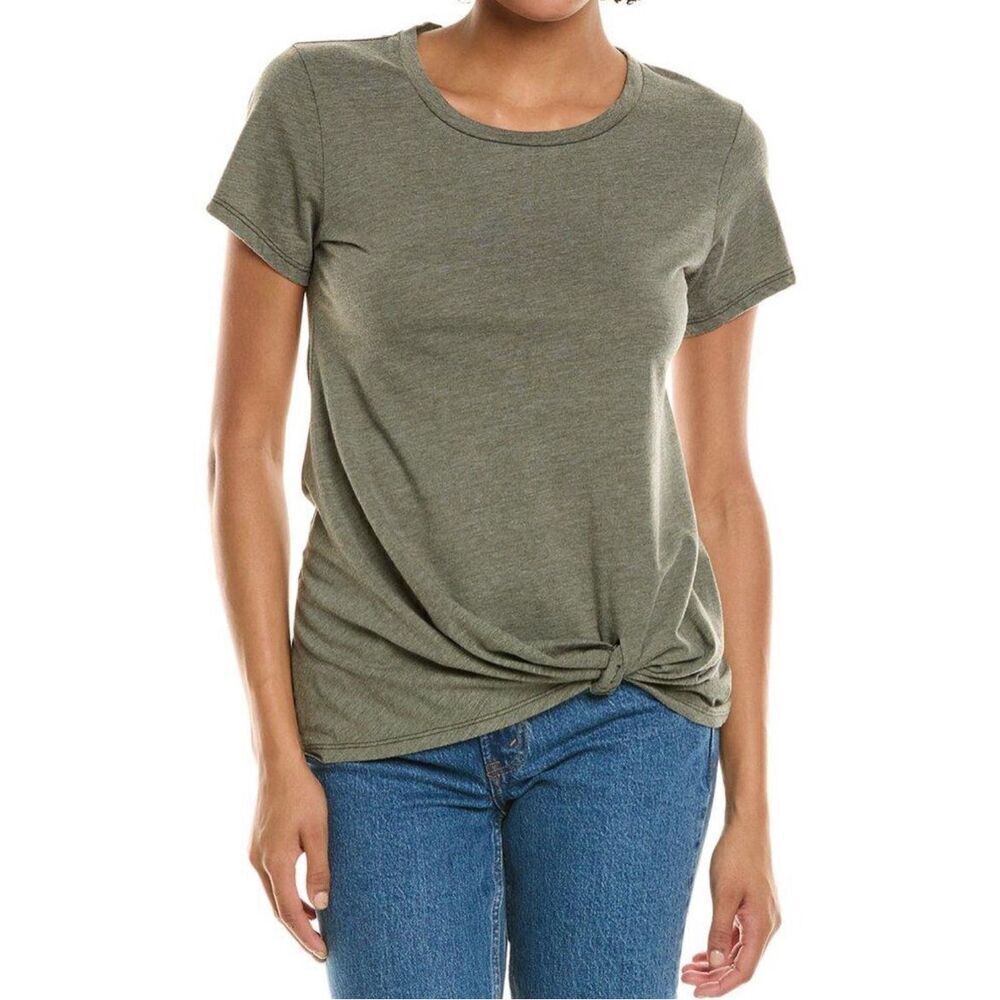 Bobi Los Angeles Jersey Tee in Olive Size S